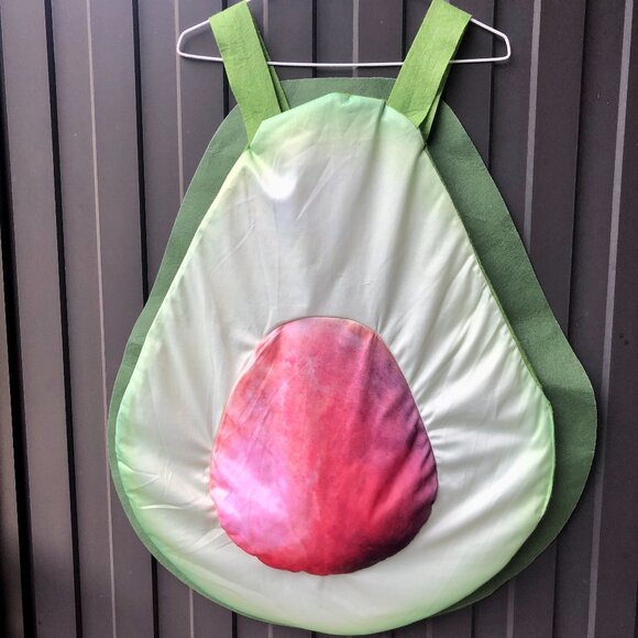 Avocado Costume Adult One Size Funny Food Fruit Partyholic Unisex Halloween - Picture 1 of 5